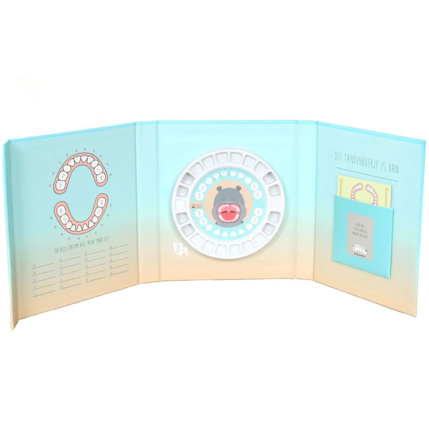 Mijn Tandenboekje Nijlpaard en Beer Outlet