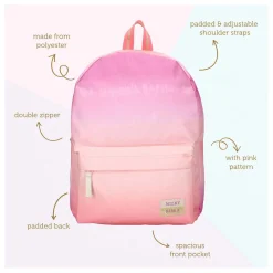 Rugzak Love and Laughter Roze><noscript><img width=