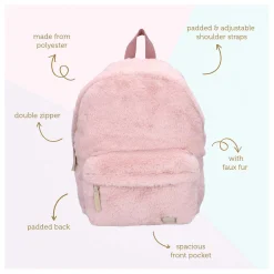 Rugzak The Wow Factor Fluffy Lichtroze><noscript><img width=