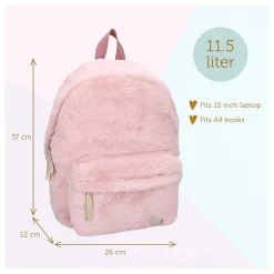 Rugzak The Wow Factor Fluffy Lichtroze><noscript><img width=