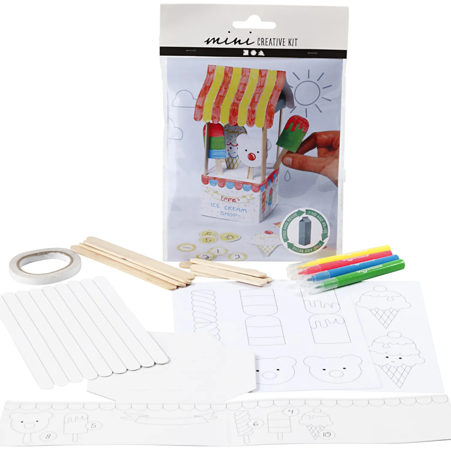 Creativ Company Mini Creative Kit Melkpak Outlet