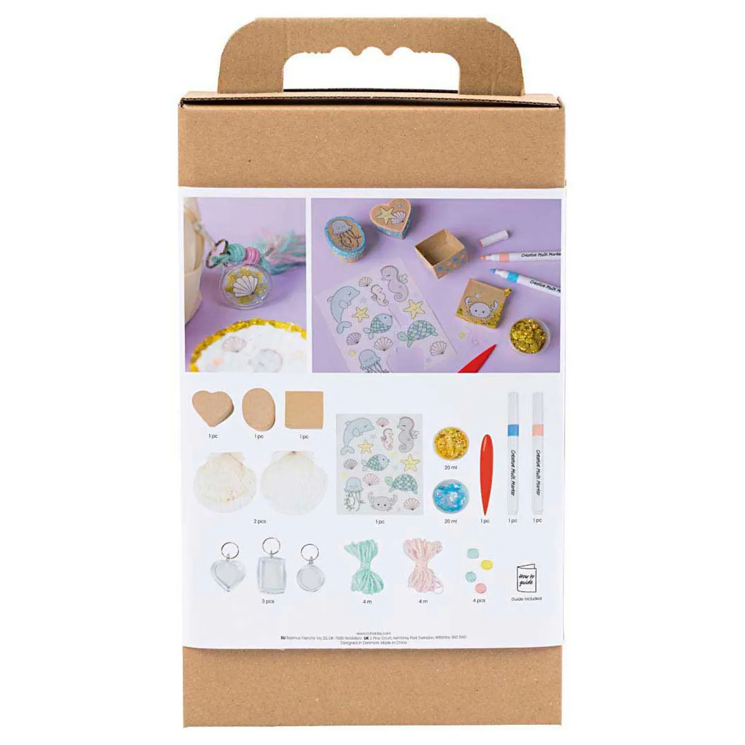 Mini Hobbyset - Schelpen en Sleutelhangers>Creativ Company Sale
