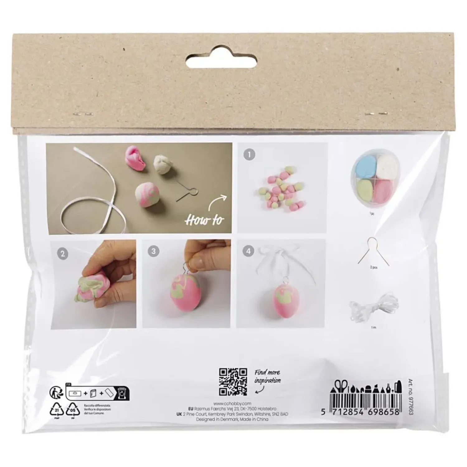 Mini Hobbyset Boetseren Gemarmerdere Eieren>Creativ Company Sale