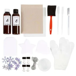 Mini Hobbyset Cyanotypie Geschenklabels blauw en Zilver-Creativ Company Best