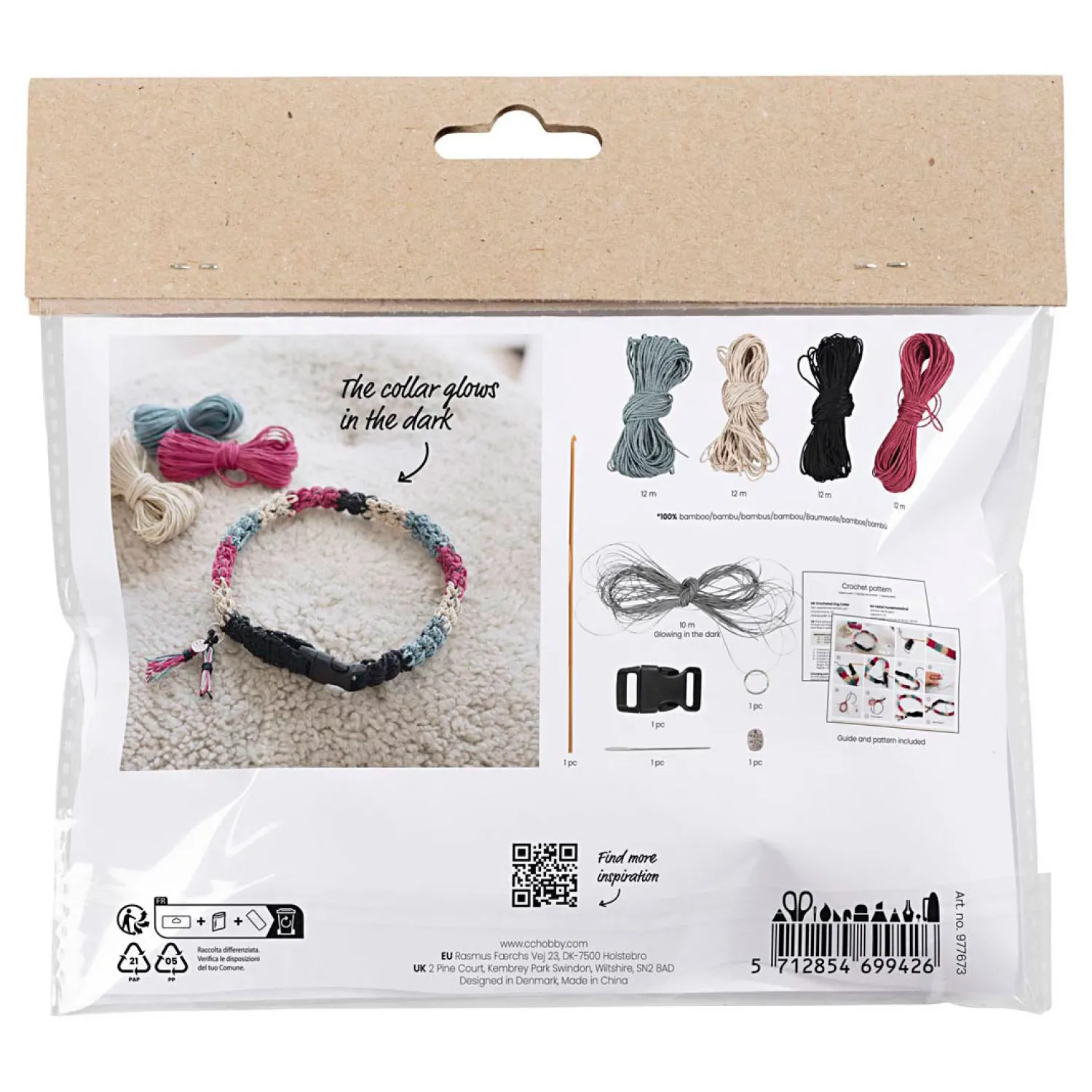 Creativ Company Mini Hobbyset Haken Hondenhalsband New