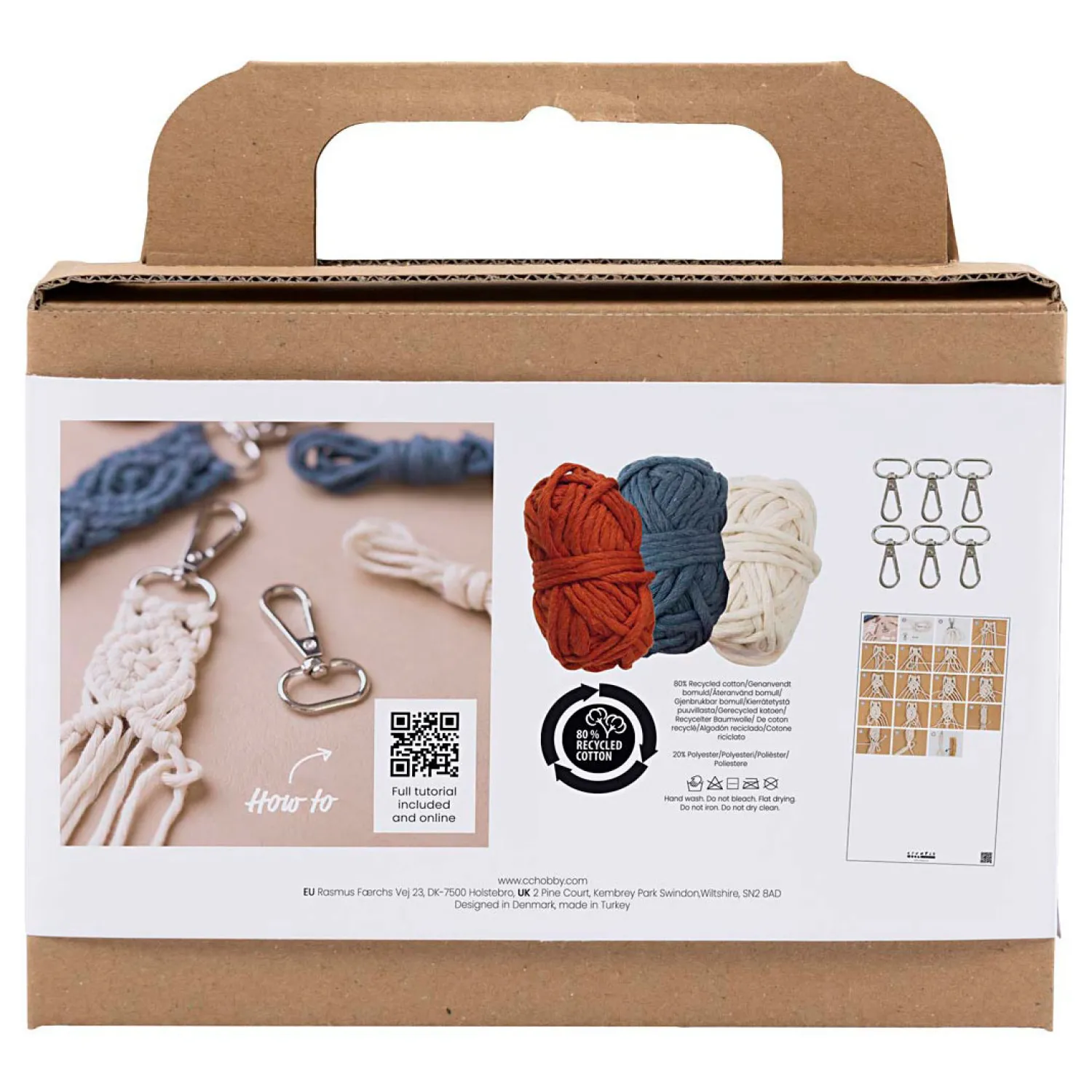 Mini Hobbyset Macrame Sleutelhangers>Creativ Company Outlet