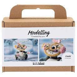 Mini Hobbyset Robot Boetseren Grijs en Roze-Creativ Company Best