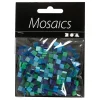 Mini Mozaiek Blauw/Groen 5x5mm, 25 gram>Creativ Company New