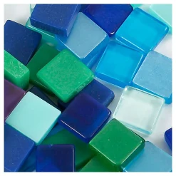 Mini Mozaiek Blauw/Groen 5x5mm, 25 gram>Creativ Company New