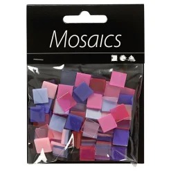 Mini Mozaiek Paars 10x10mm, 25 gram>Creativ Company Clearance