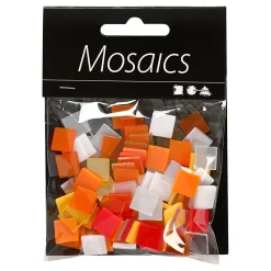 Creativ Company Mini Mozaiek Rood/Oranje 1x1mm, 25 gram Sale