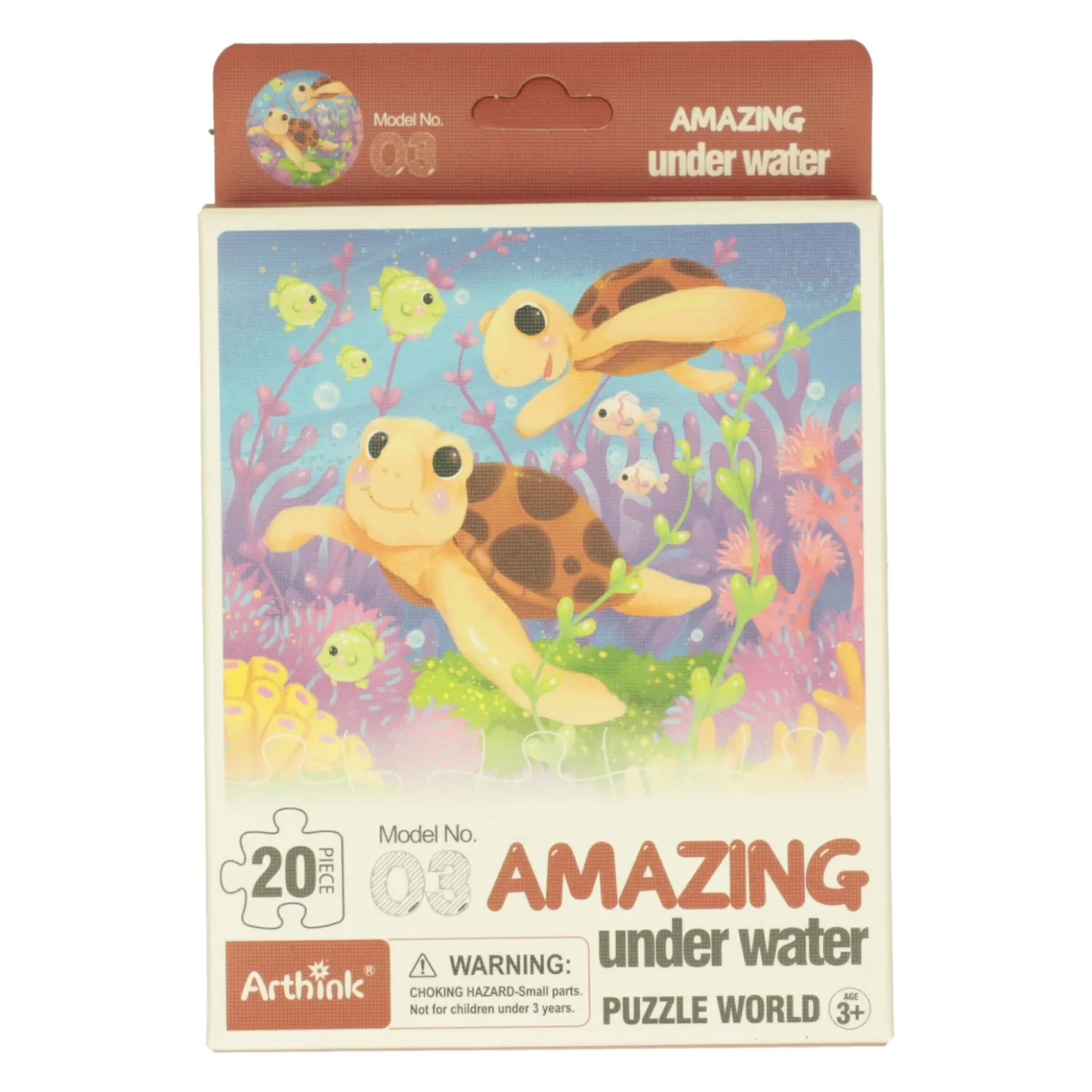 Mini Puzzel Onderwaterwereld, 20st.- Best