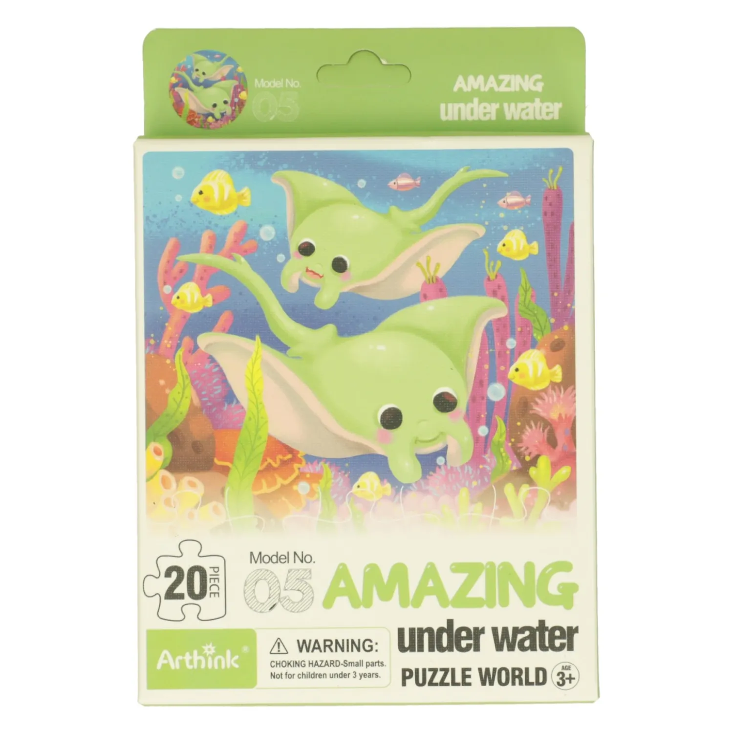 Mini Puzzel Onderwaterwereld, 20st.- Best