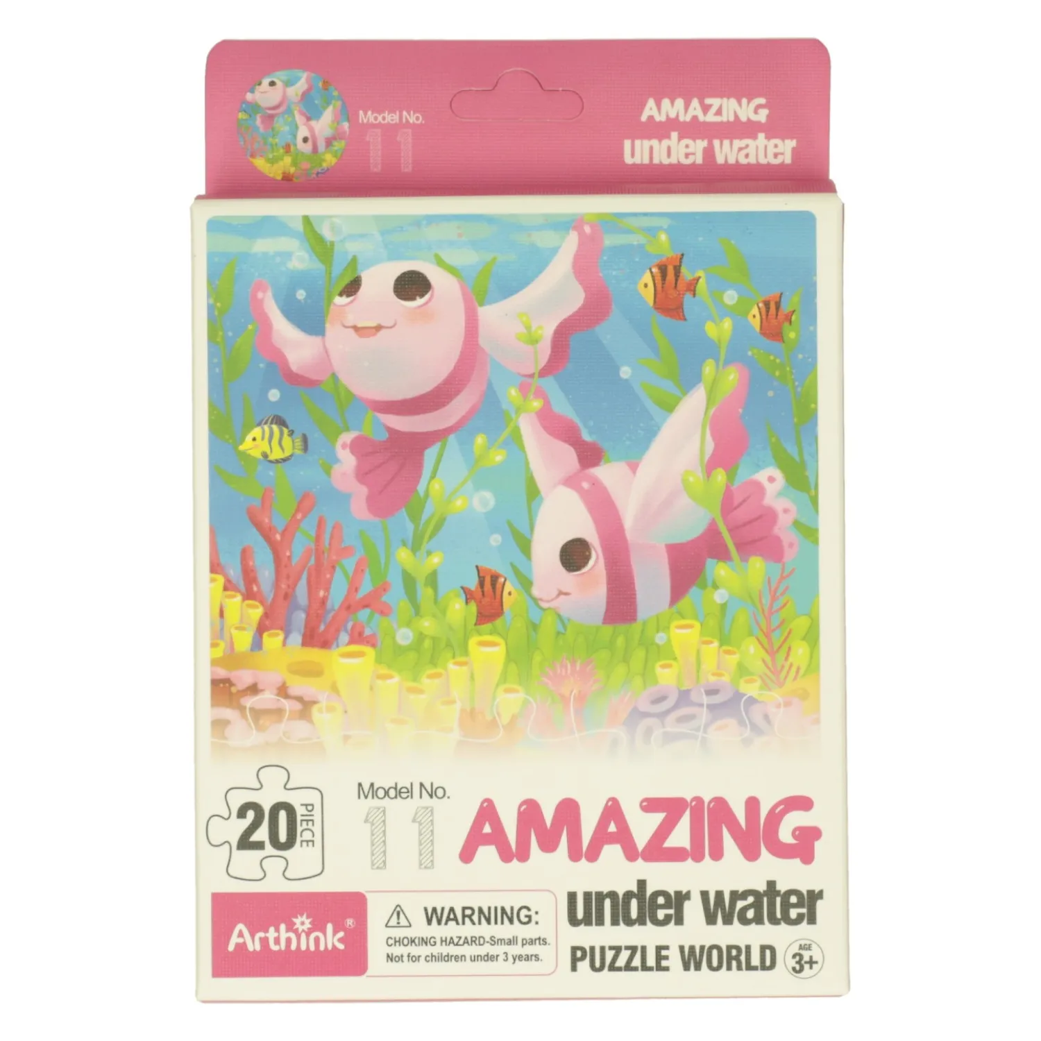 Mini Puzzel Onderwaterwereld, 20st.- Best