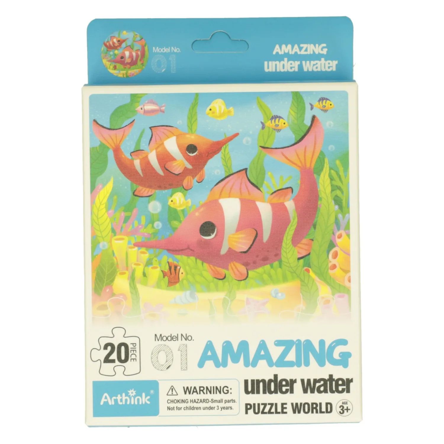 Mini Puzzel Onderwaterwereld, 20st.- Best