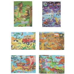 Mini Puzzel Thema, 64st.- Outlet