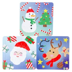 Duckiez Mini Puzzeltje Kerst, 16st. Best