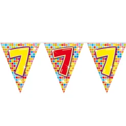 Mini Vlaggenlijn Blocks 7 jaar, 3mtr.>Folat BV