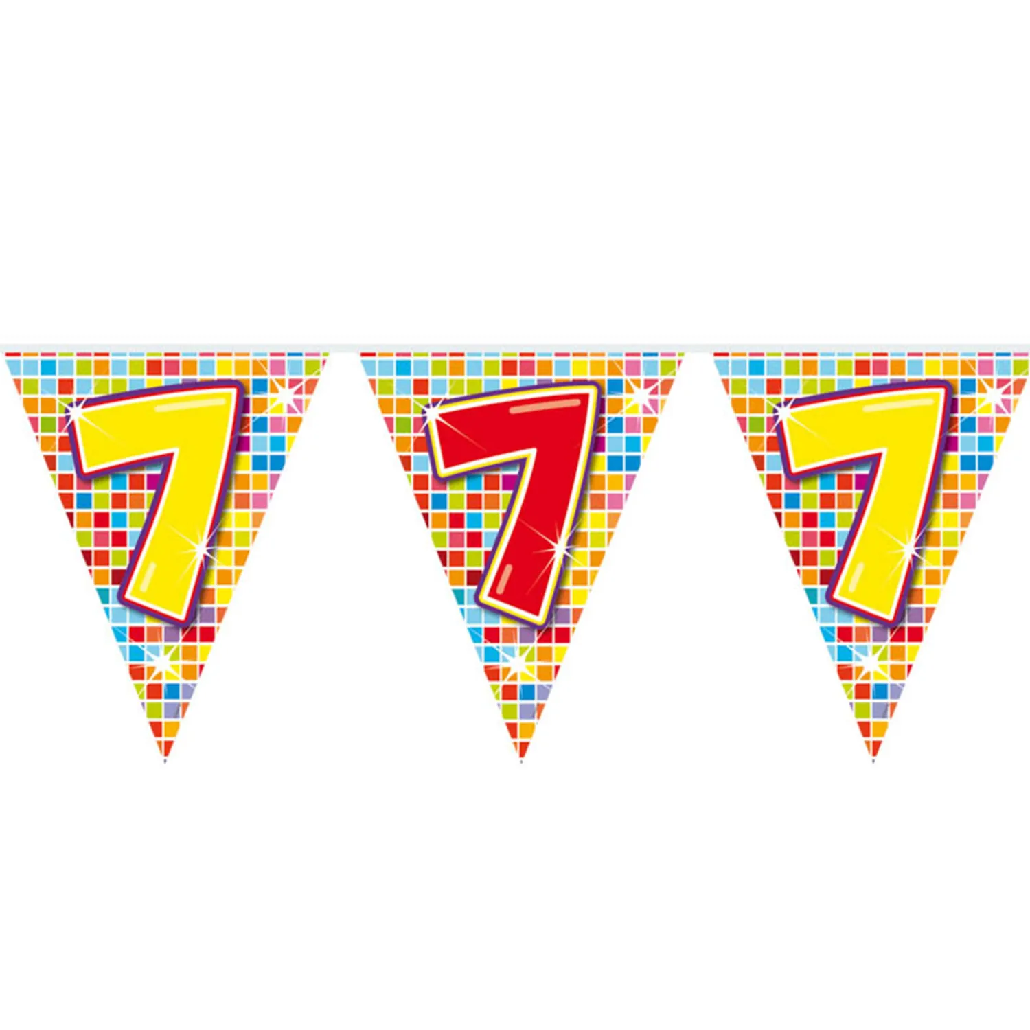 Mini Vlaggenlijn Blocks 7 jaar, 3mtr.>Folat BV