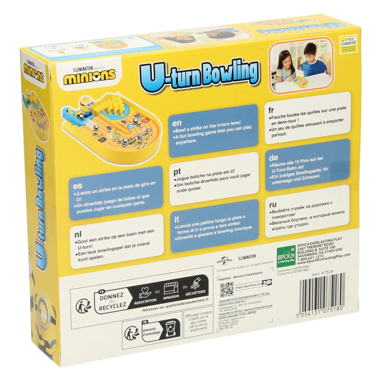 Epoch Minions U-turn Bowlingspel Best