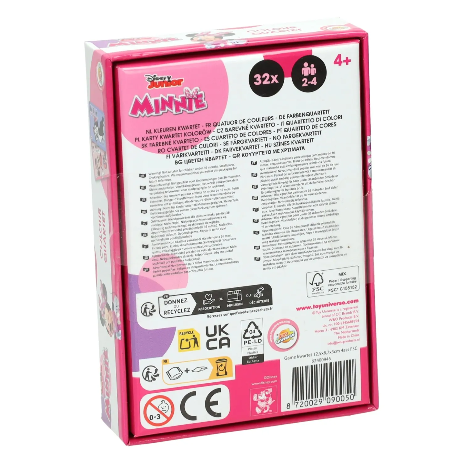 Minnie Mouse Kwartet - 32 Kaarten- New