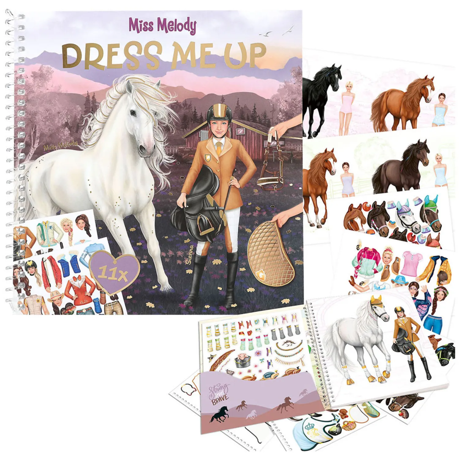 Miss Melody Dress Me Up Stickerboek Online