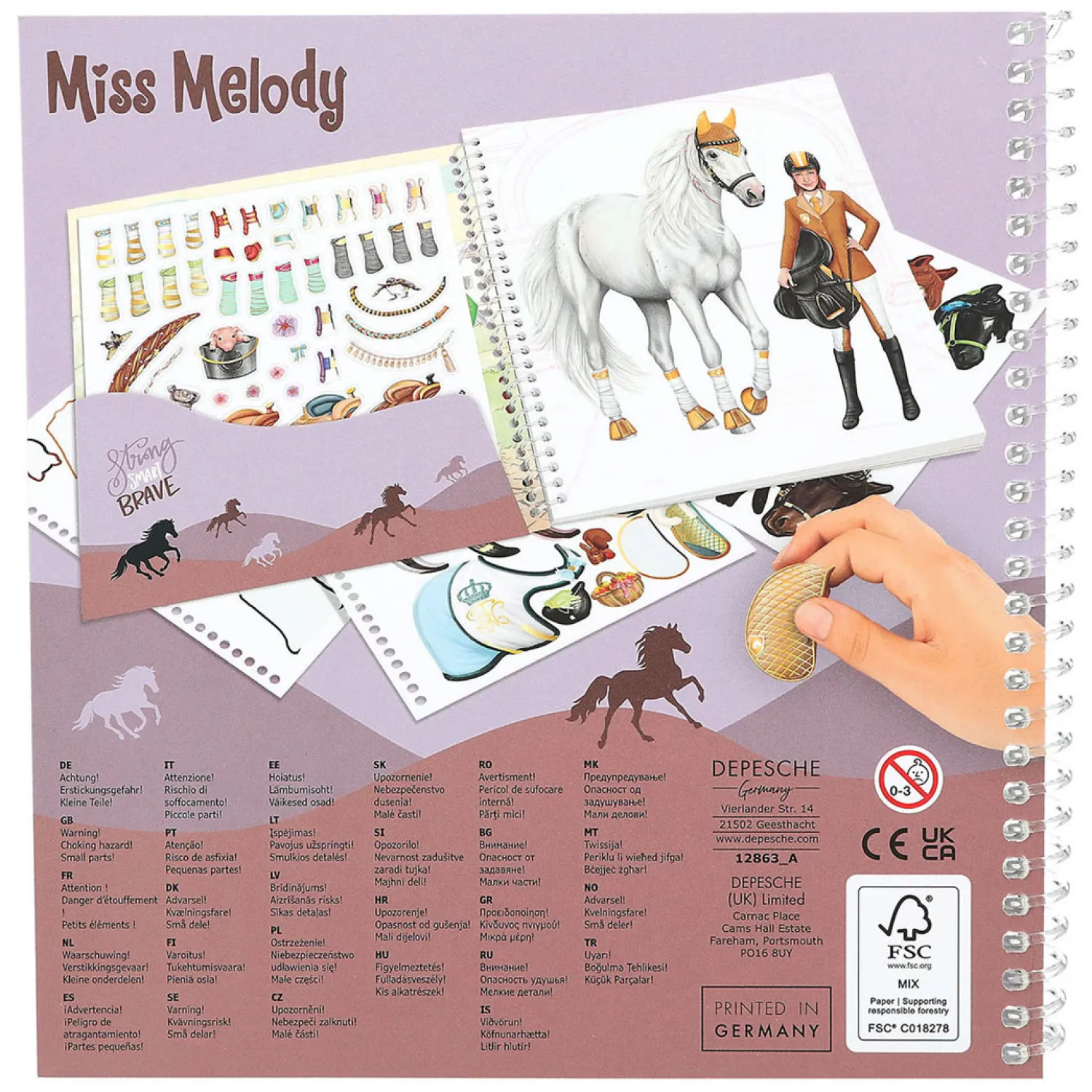 Miss Melody Dress Me Up Stickerboek Online