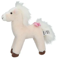 Knuffel Paard Wit, 18cm-Miss Melody New
