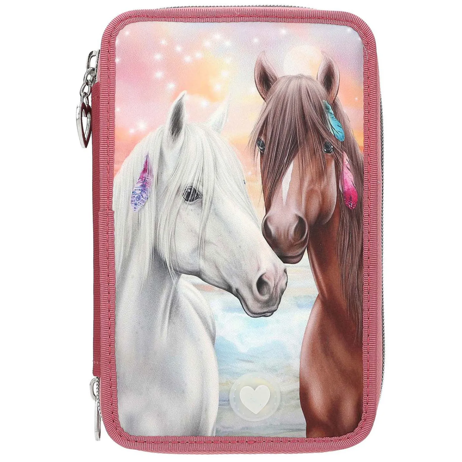 Miss Melody 3-vaks Etui Roze Online