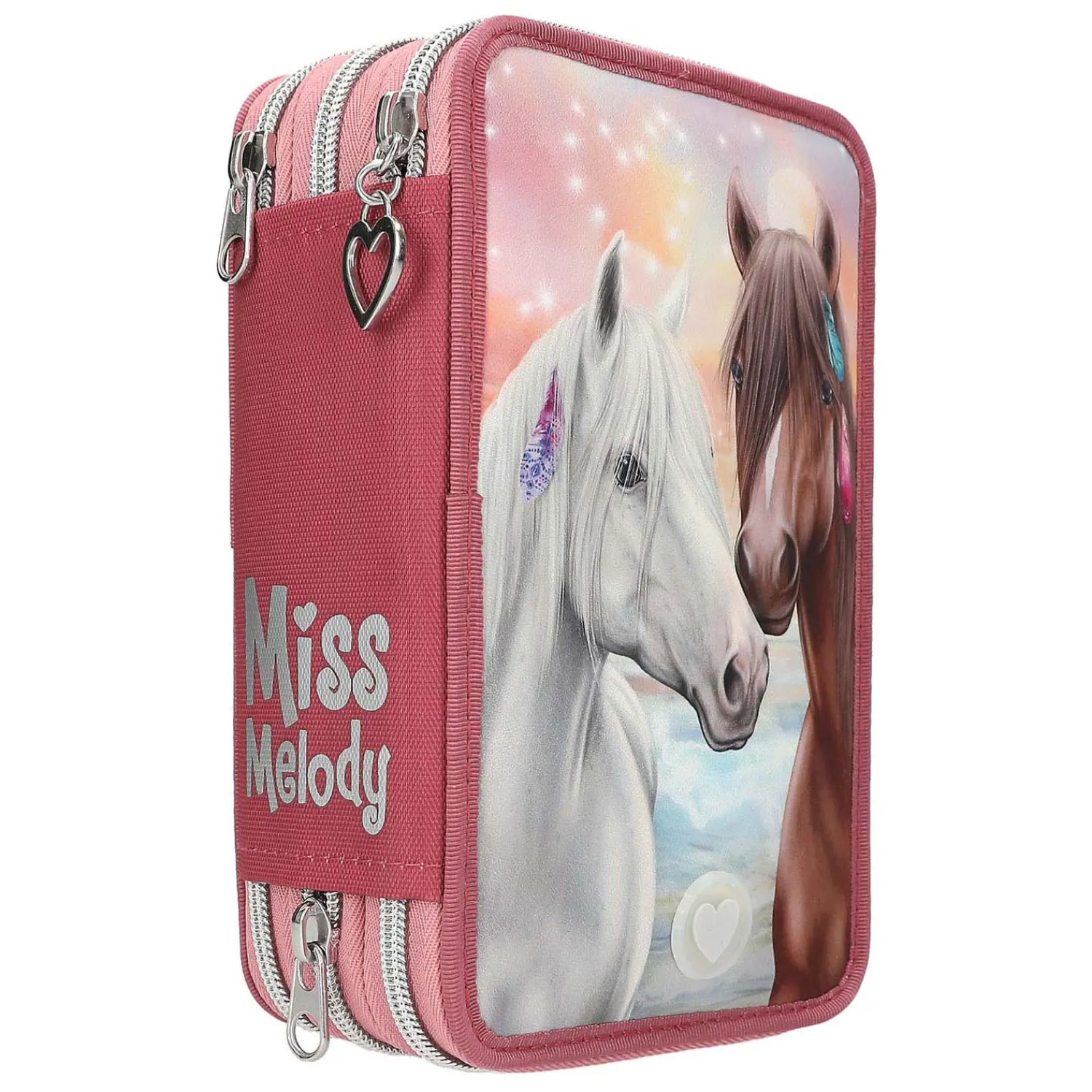 Miss Melody 3-vaks Etui Roze Online