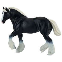 Horse World Zwarte Clydesdale Paard - 381083-Mojo Clearance