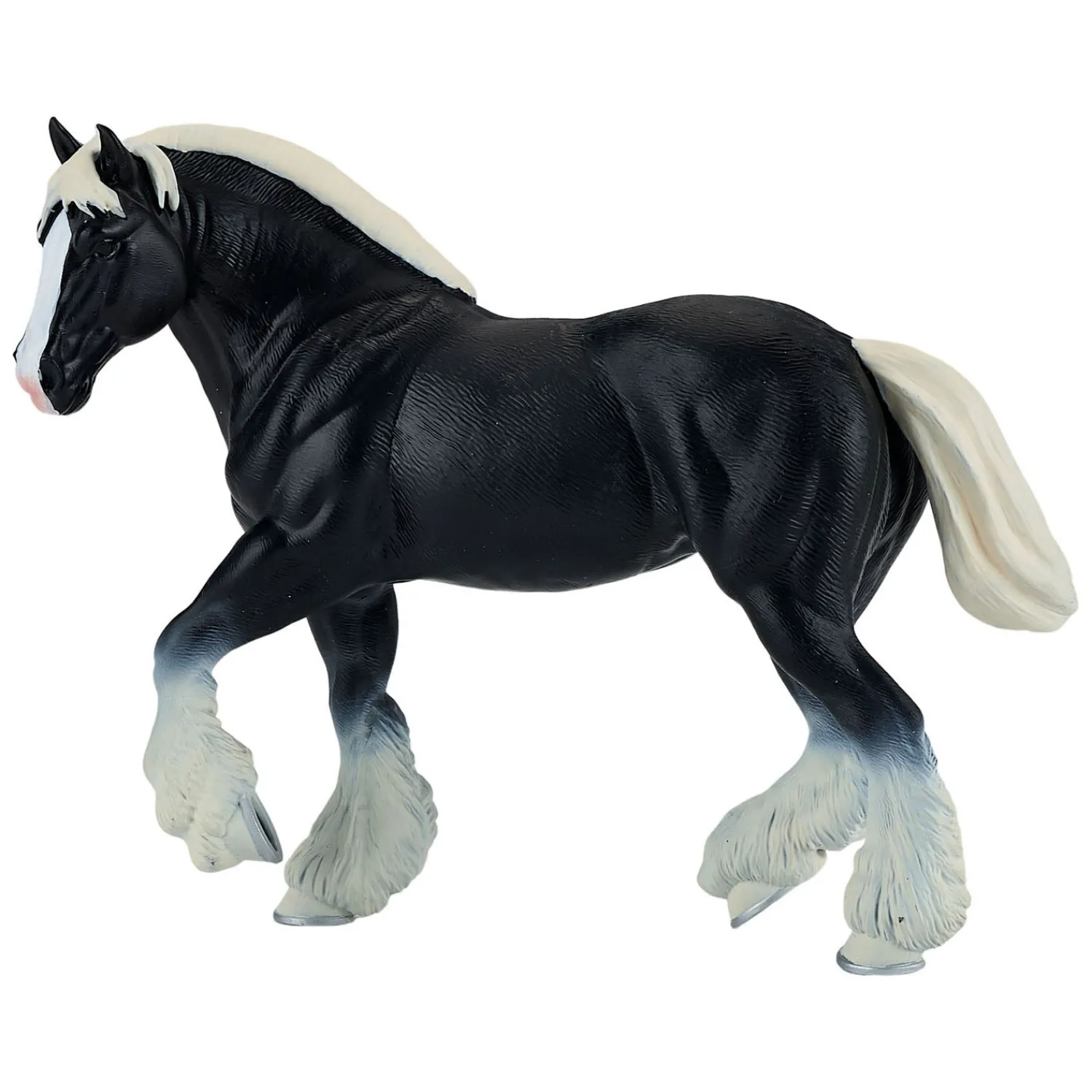 Horse World Zwarte Clydesdale Paard - 381083-Mojo Clearance