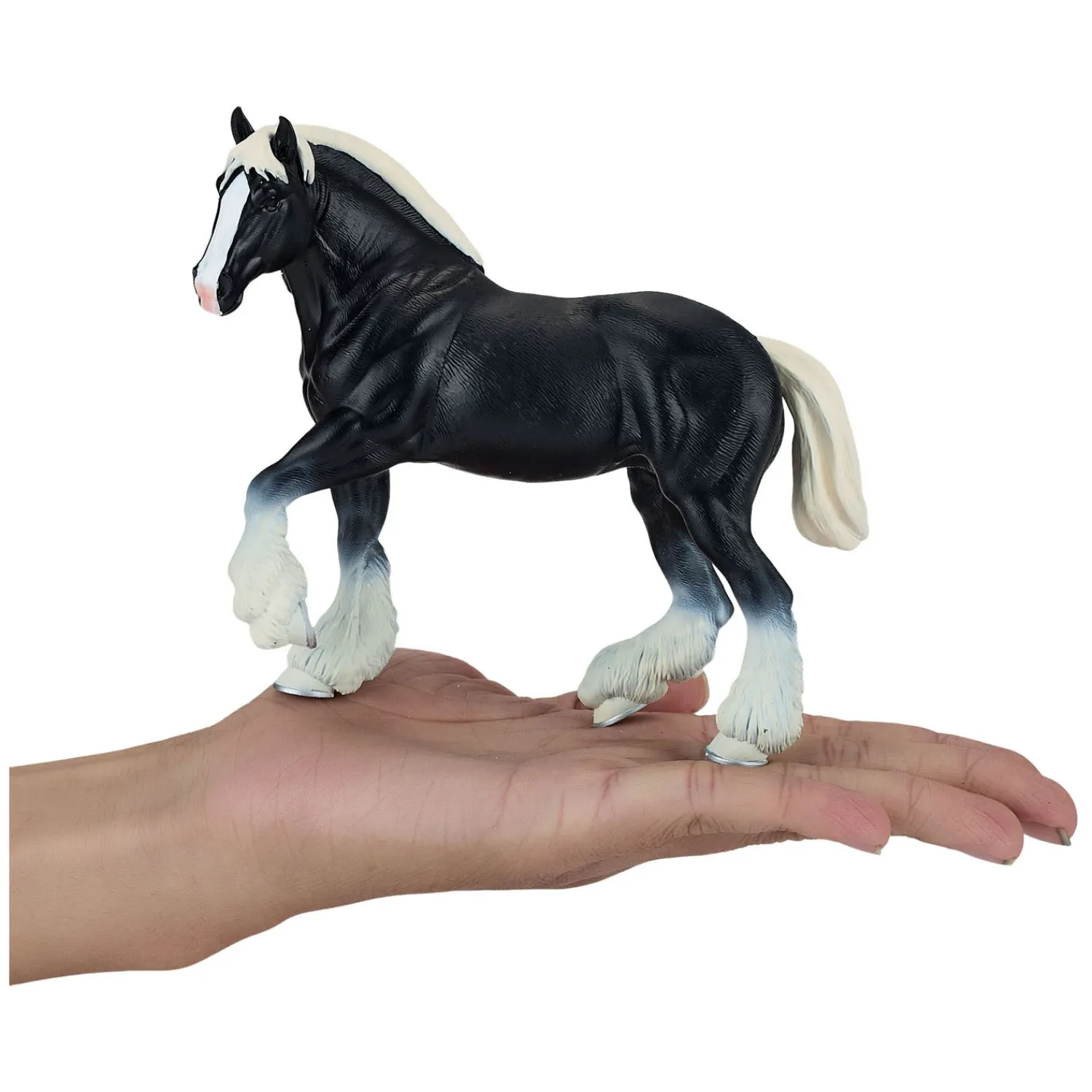 Horse World Zwarte Clydesdale Paard - 381083-Mojo Clearance