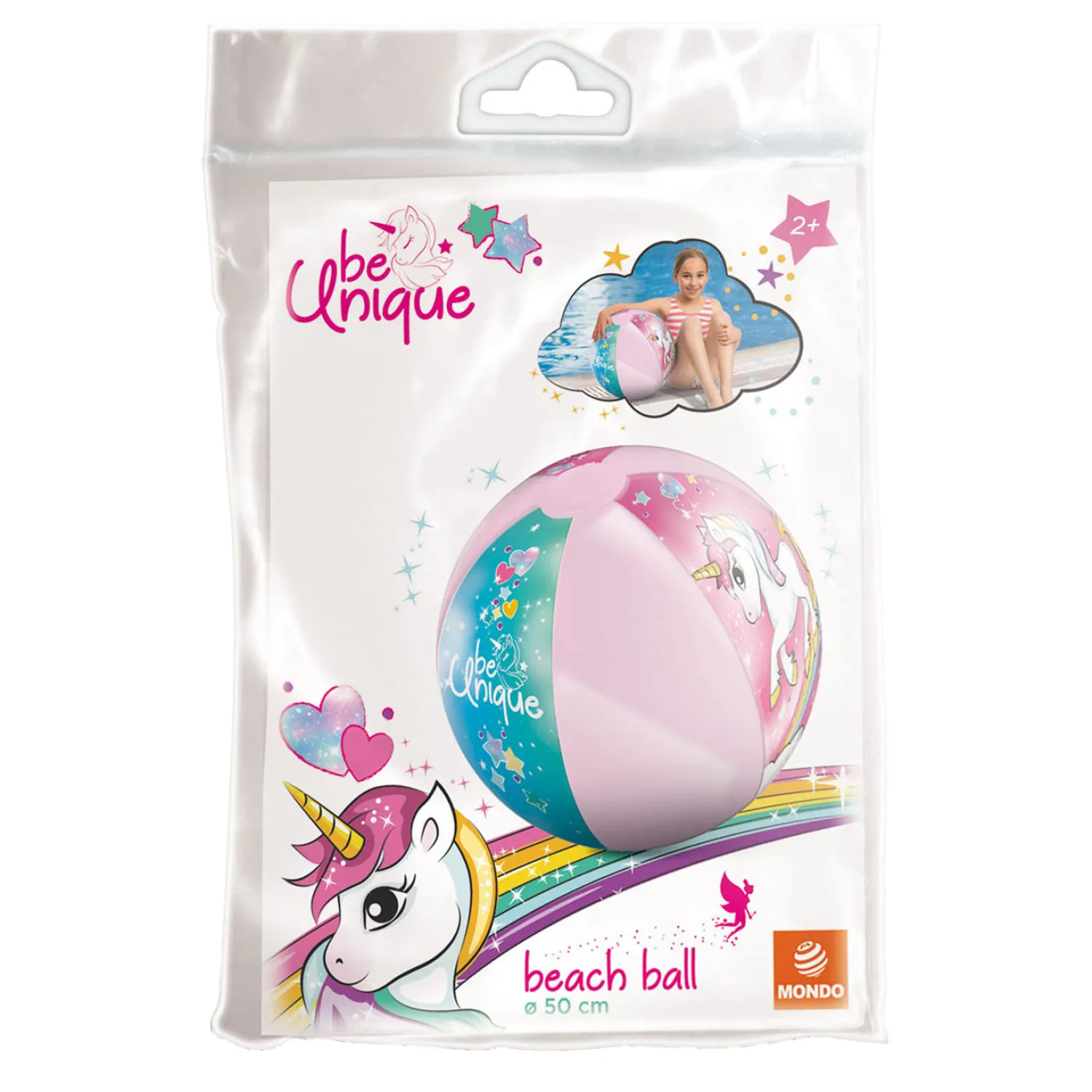 Strandbal Eenhoorn, 50cm-Mondo Outlet