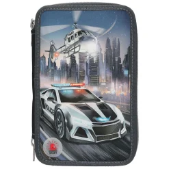 Monster Cars 3-vaks Gevulde Etui Politieauto-Depesche Hot