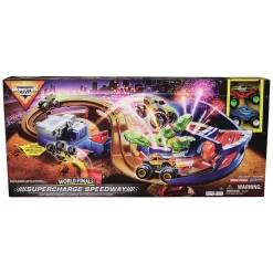 Spin Master Monster Jam 1:64 Supercharge Speedway Racebaan Speelset Sale