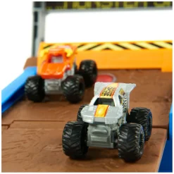 Monster Jam Mini Freestyle Arena Speelset en Opslag- Sale