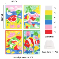 Mozaïek Collage Onderwaterwereld Knutselset> Sale