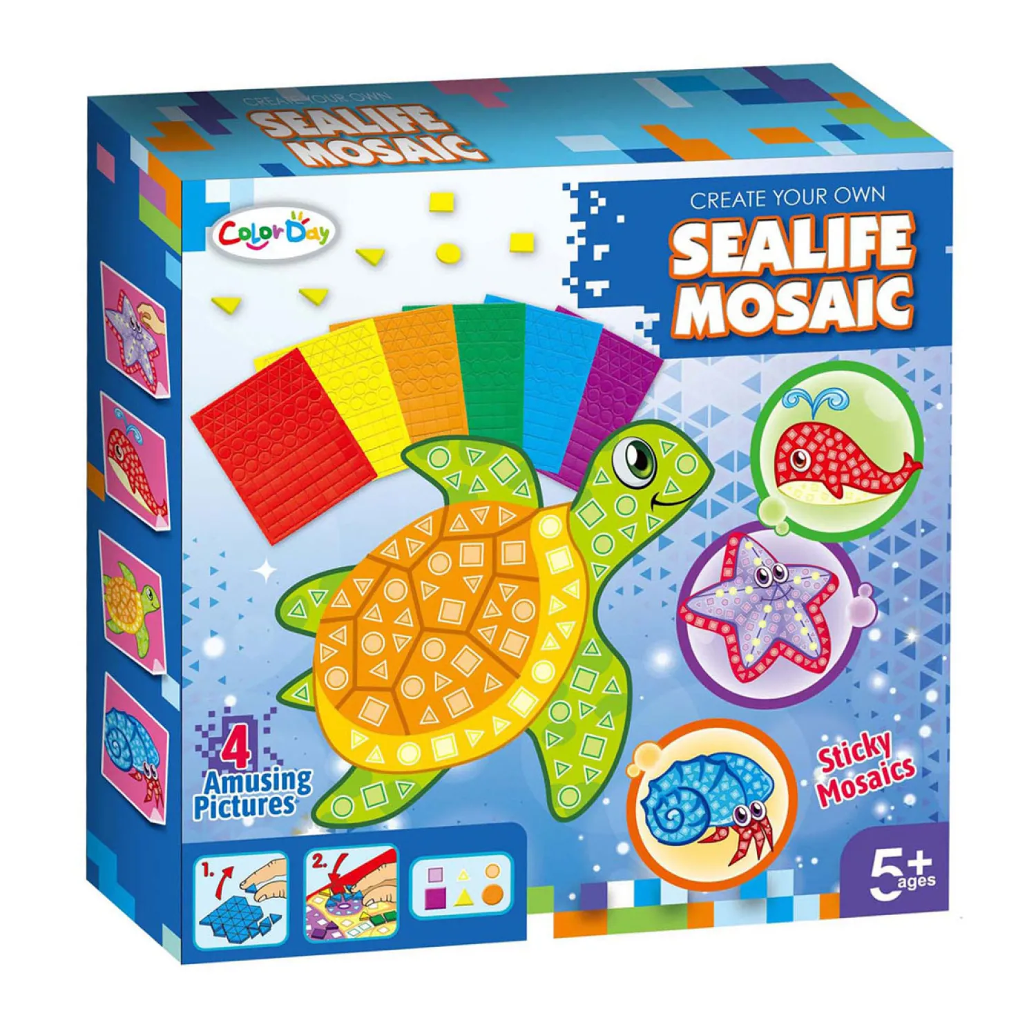 Mozaiek Knutselen Zeedieren- Outlet