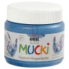Mucki Vingerverf - Blauw Metallic, 150ml>Creativ Company Online