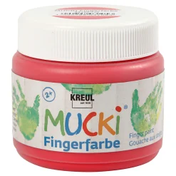 Mucki Vingerverf - Rood, 150ml-Creativ Company Outlet