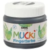 Mucki Vingerverf - Zwart, 150ml>Creativ Company