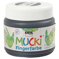 Mucki Vingerverf - Zwart, 150ml>Creativ Company