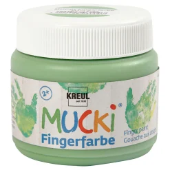 Mucki Vingerverf Groen, 150ml-Creativ Company Hot