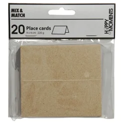 Naamkaarten Naturel, 20st.>Creativ Company Discount