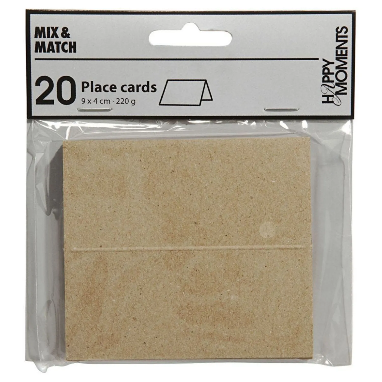 Naamkaarten Naturel, 20st.>Creativ Company Discount