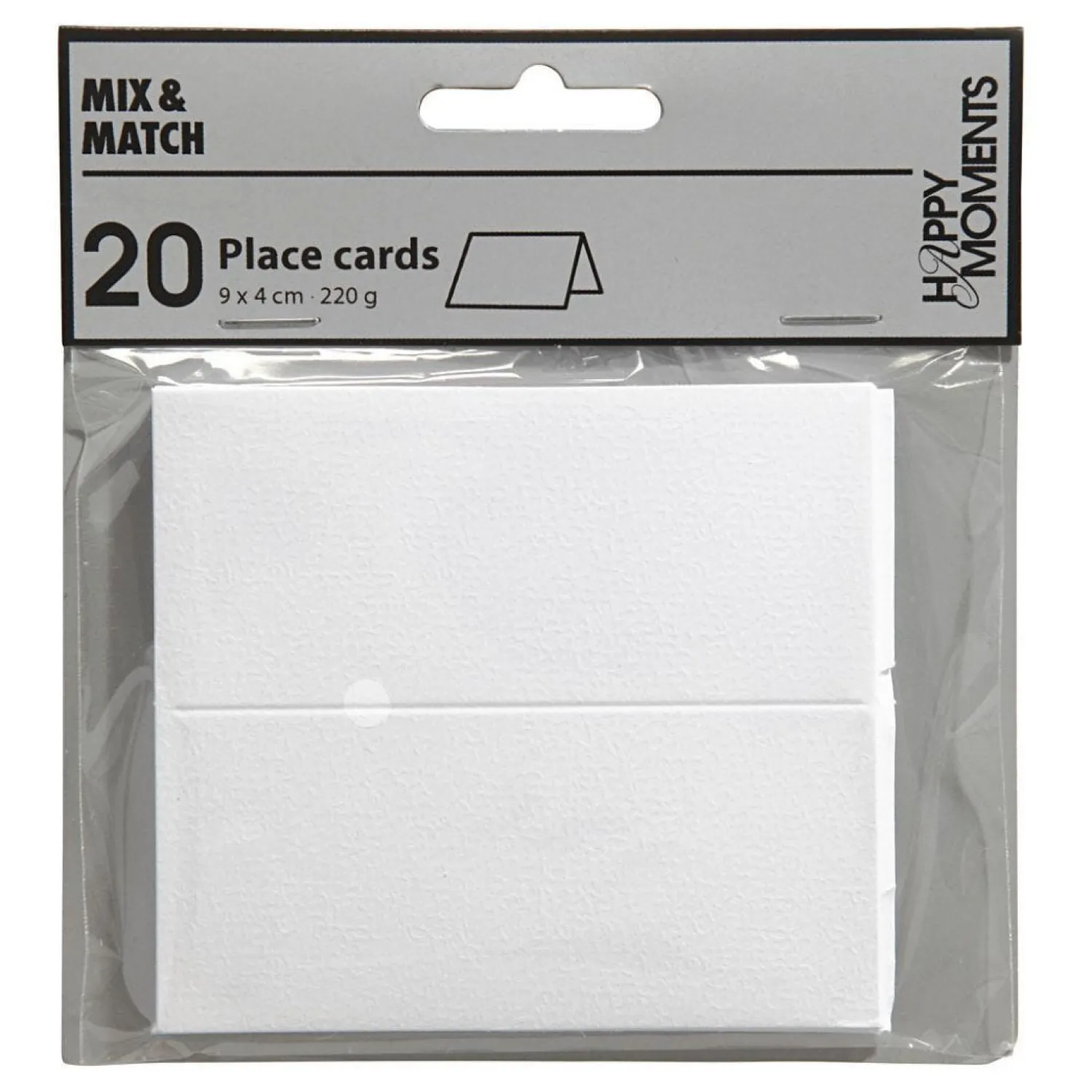 Naamkaarten Off-white, 20st.>Creativ Company Outlet