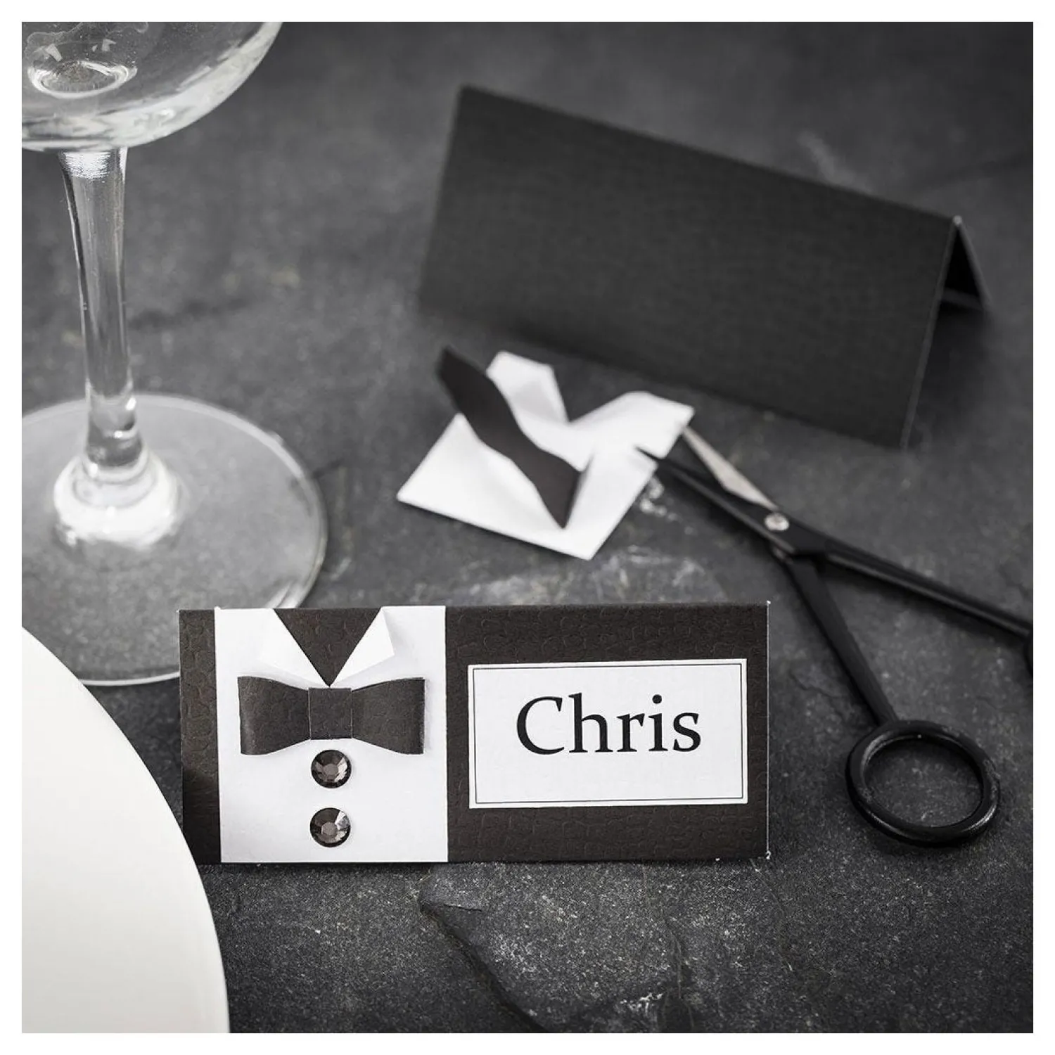 Naamkaarten Off-white, 20st.>Creativ Company Outlet