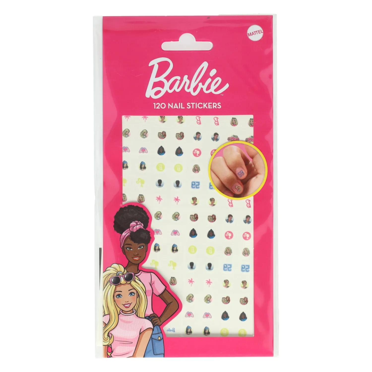 Nagelstickers Barbie, 120st.-Creative Craft Group New