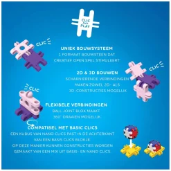 Nano - K3 Builders Bouwset - 190dlg.-Clics New